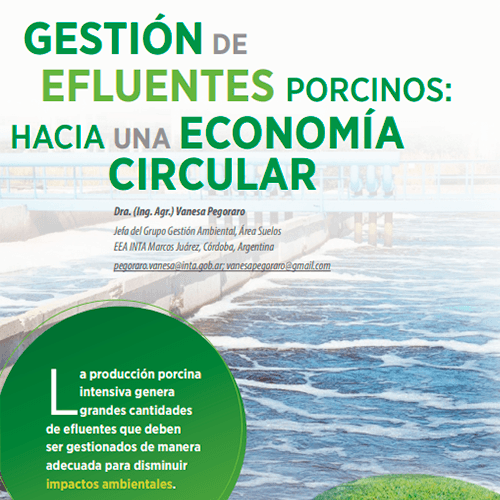 Gestión de efluentes porcinos: Hacia una economía circular